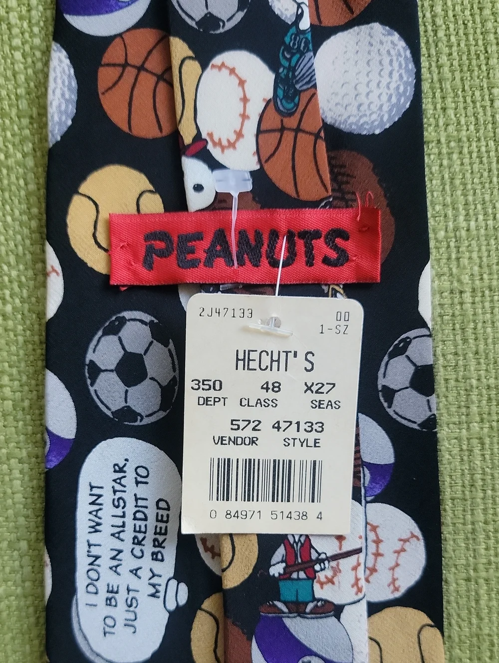 None peanuts ties